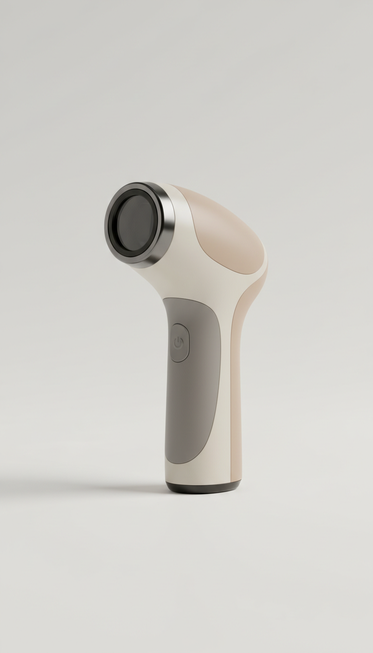 At-home hair removal device with precision tip